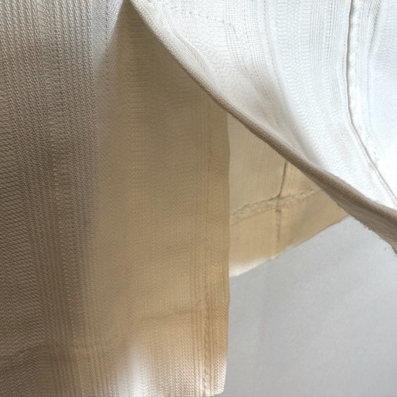 MKM Designs Womens Mini Skirt Size 7/8 White Cotton Buttons Buckle Strap Accents - Picture 6 of 8